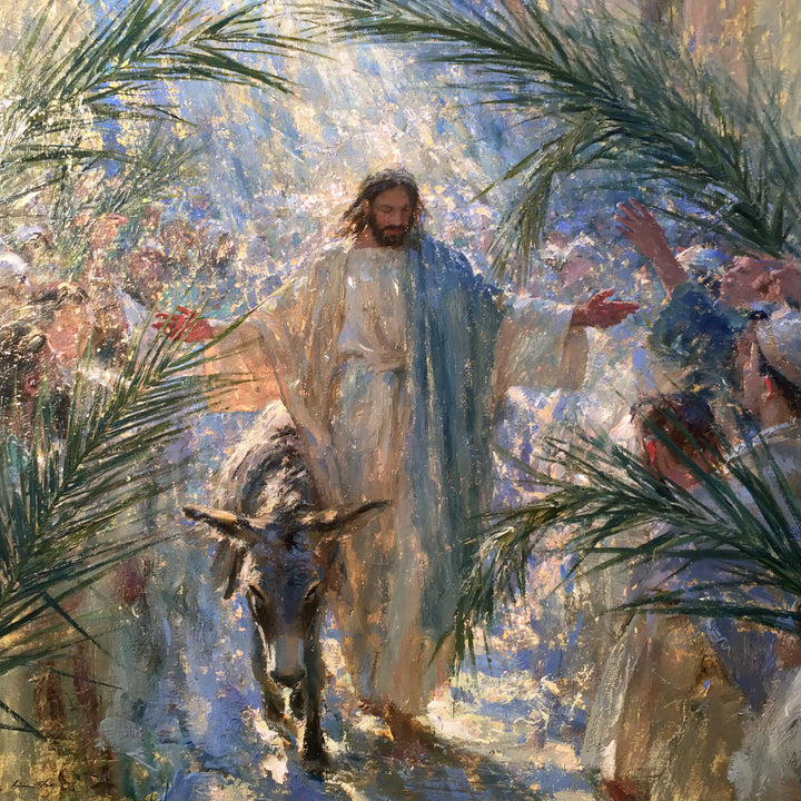 Jesus Enters Jerusalem – Impressionist · Square no. 1
