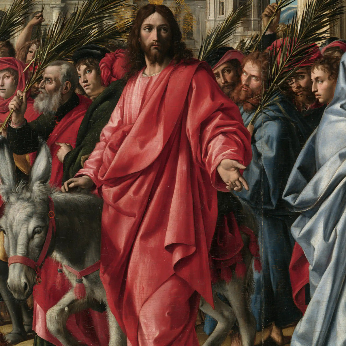 Jesus Enters Jerusalem – Florentine Renaissance · Square no. 8