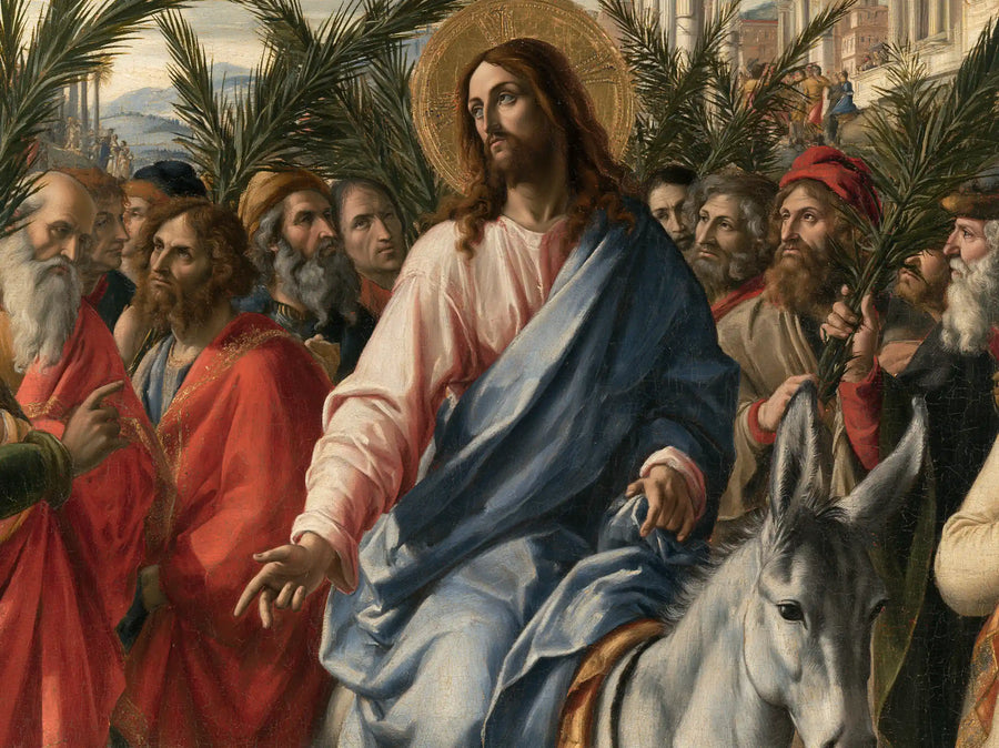 Jesus Enters Jerusalem – Florentine Renaissance · Landscape no. 1