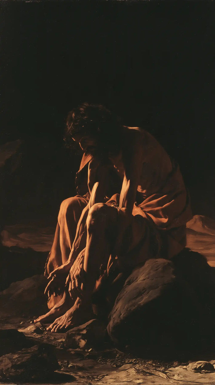 Jesus in the Desert — The Russet Robe in the Dark Hour
