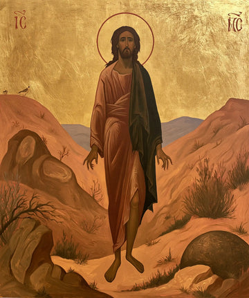 Jesus in the Desert - Contemporary Byzantine · Portrait n° 39