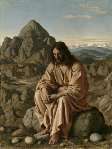 Jesus in the Desert - Florentine Renaissance · Portrait n° 36