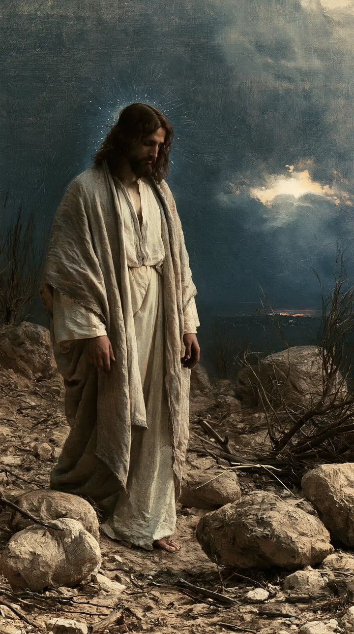Jesus in the Desert - Symbolist · Portrait n° 5