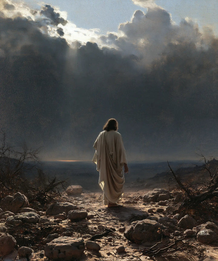 Jesus in the Desert - Symbolist · Portrait n° 40