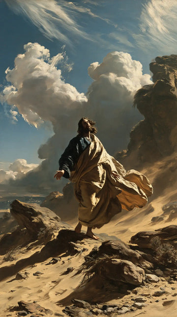 Jesus in the Desert - Theatrical Baroque · Portrait n° 22