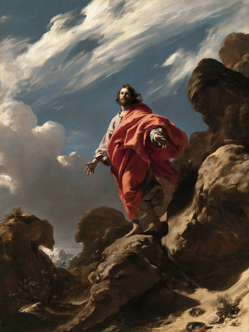 Jesus in the Desert - Theatrical Baroque · Portrait n° 33