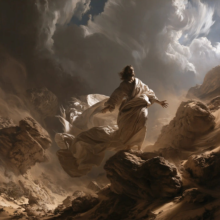 Jesus in the Desert - Theatrical Baroque · Square n° 4