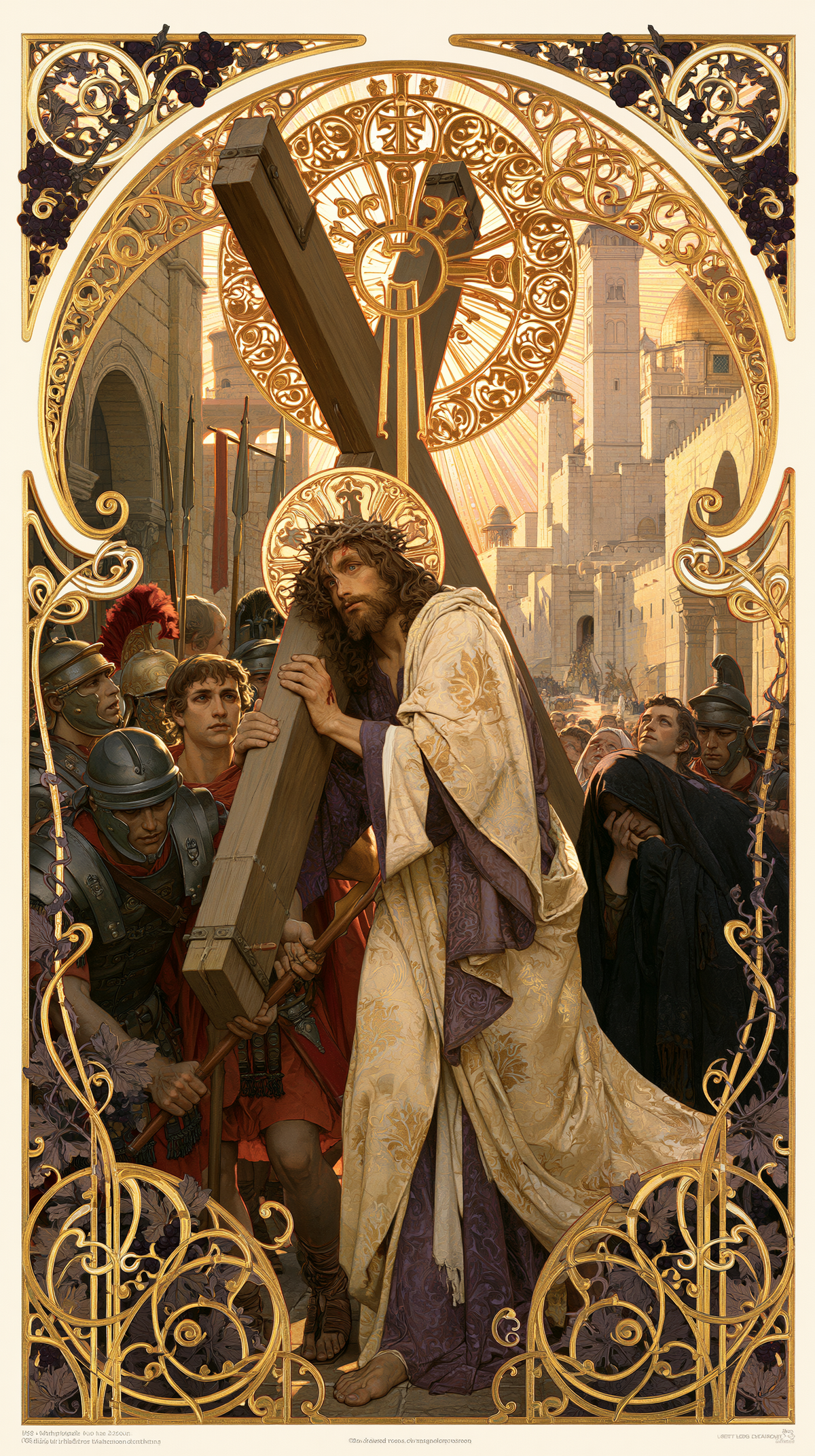The Stations of the Cross - Sacred Art Nouveau · Portrait n° 5