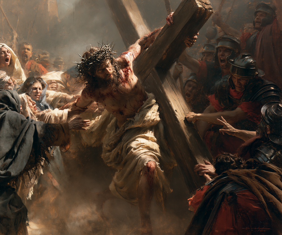The Stations of the Cross - Explosion of movement · Landscape n° 1
