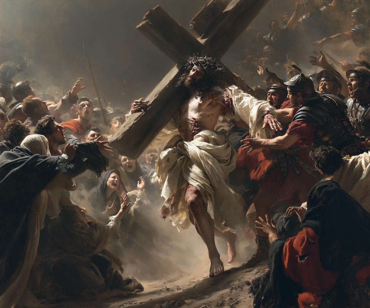 The Stations of the Cross - Explosion of movement · Landscape n° 6 — aperçu de la finition sélectionnée