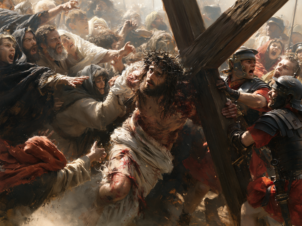 The Stations of the Cross - Explosion of movement · Landscape n° 8 — aperçu de la finition sélectionnée