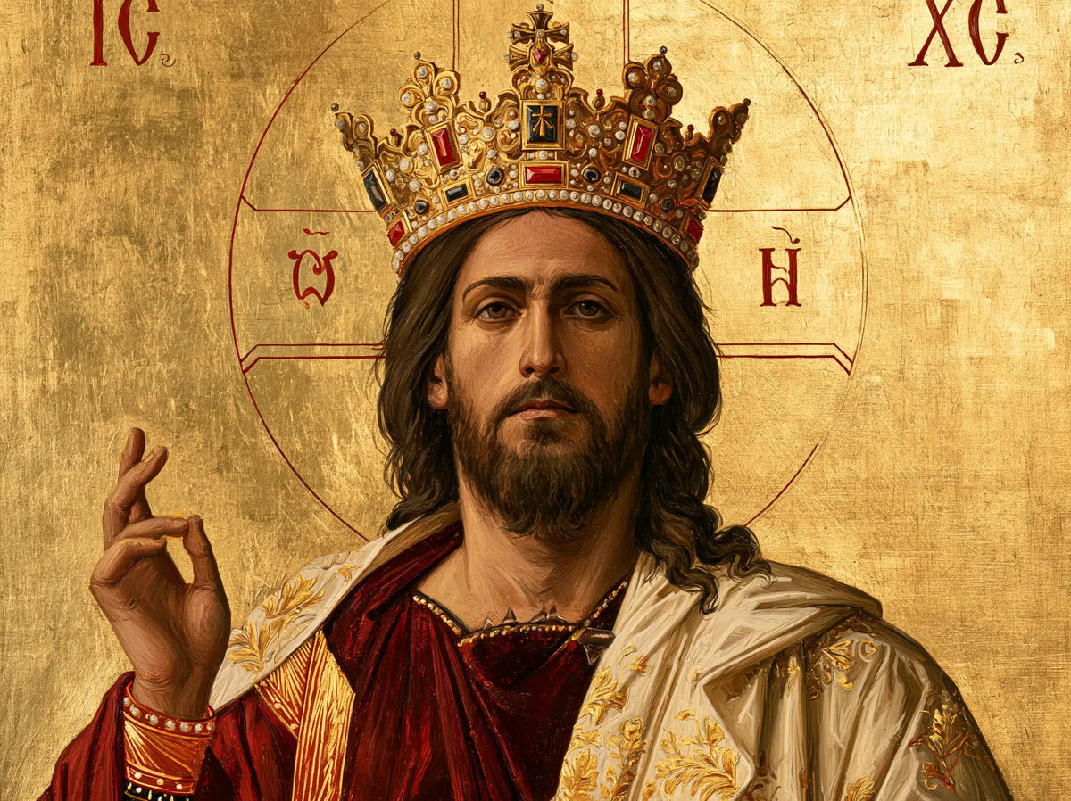 Jesus the King - Contemporary Byzantine · Landscape n° 2