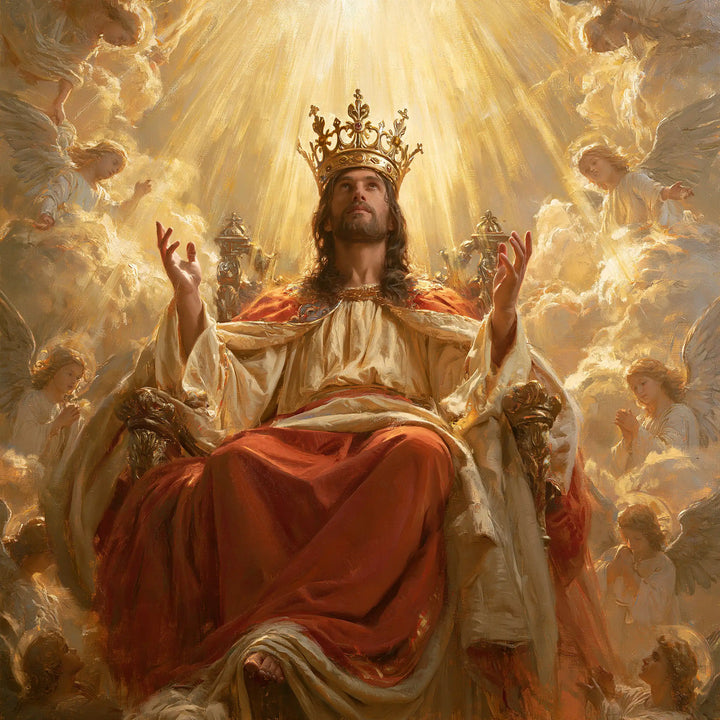 Jesus the King — Palms in Golden Glory
