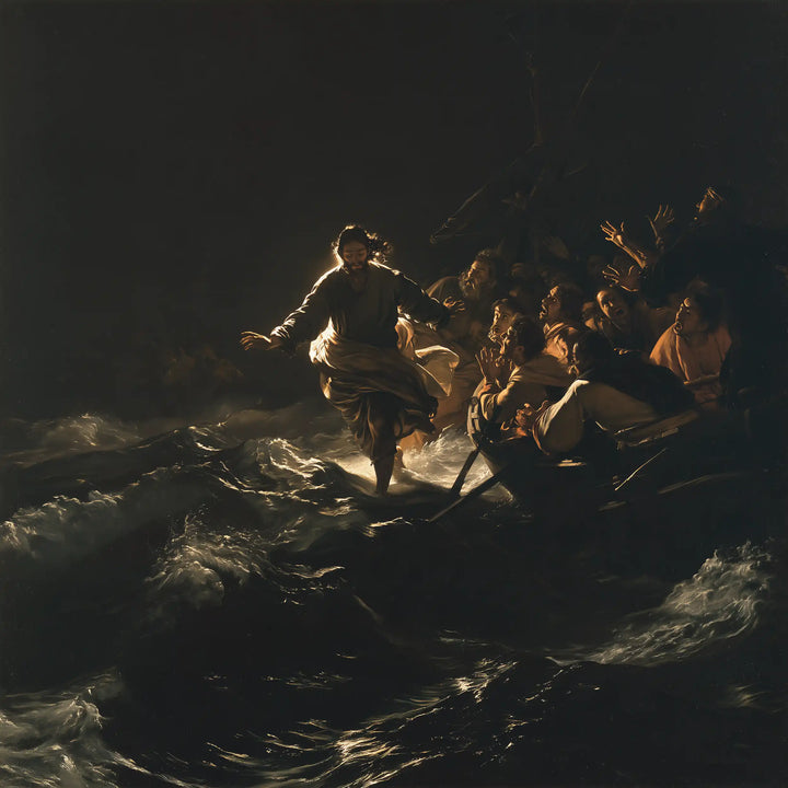 Jesus Walking on Water — The Small Light before the Vast Swell