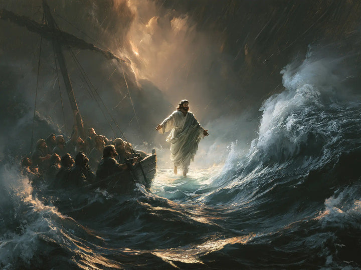 Jesus Walking on Water - Explosion of Movement · Landscape n° 5