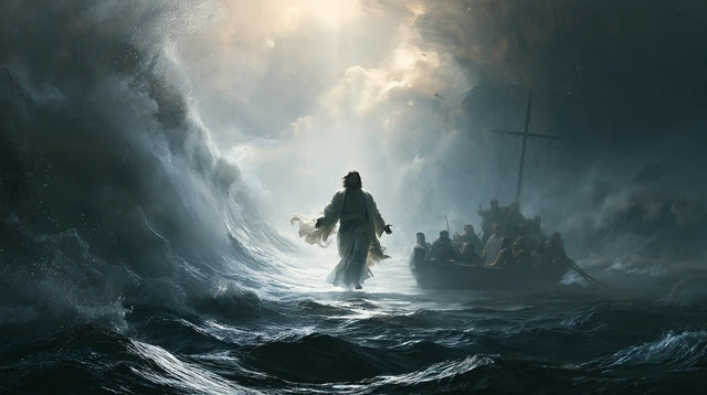 Jesus Walking on Water - Explosion of Movement · Landscape n° 11