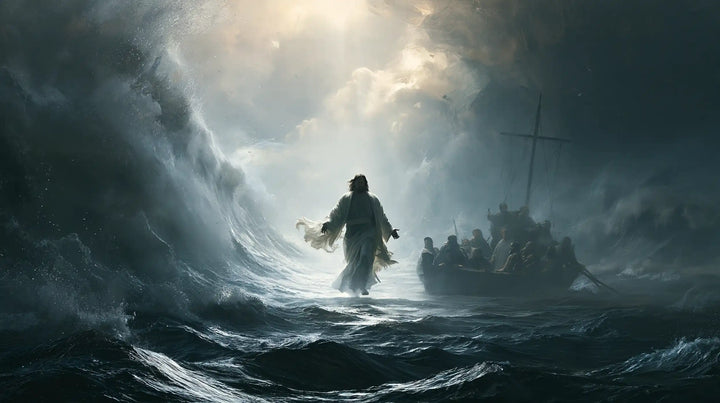 Jesus Walking on Water - Explosion of Movement · Landscape n° 11