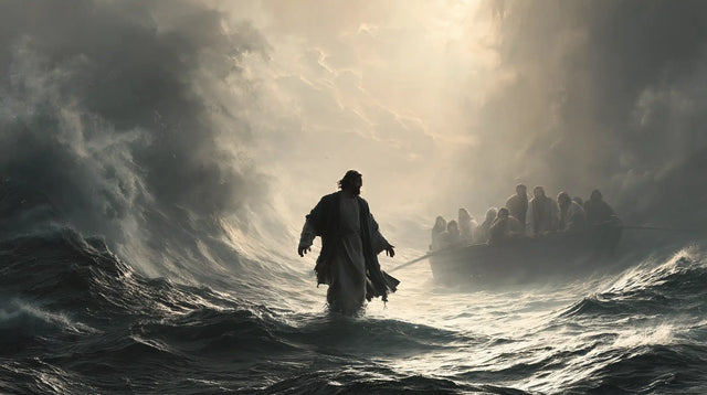 Jesus Walking on Water - Explosion of Movement · Landscape n° 15