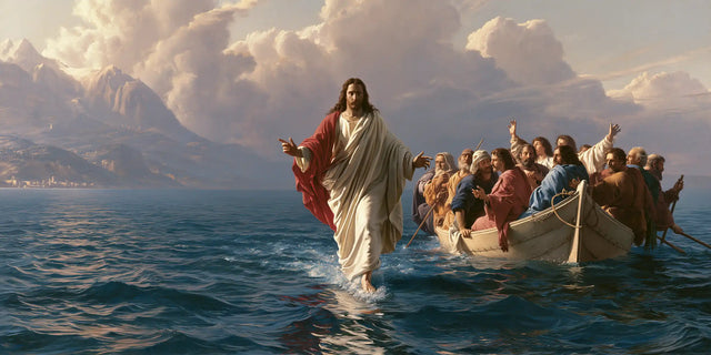 Jesus Walking on Water - Florentine Renaissance · Landscape n° 24