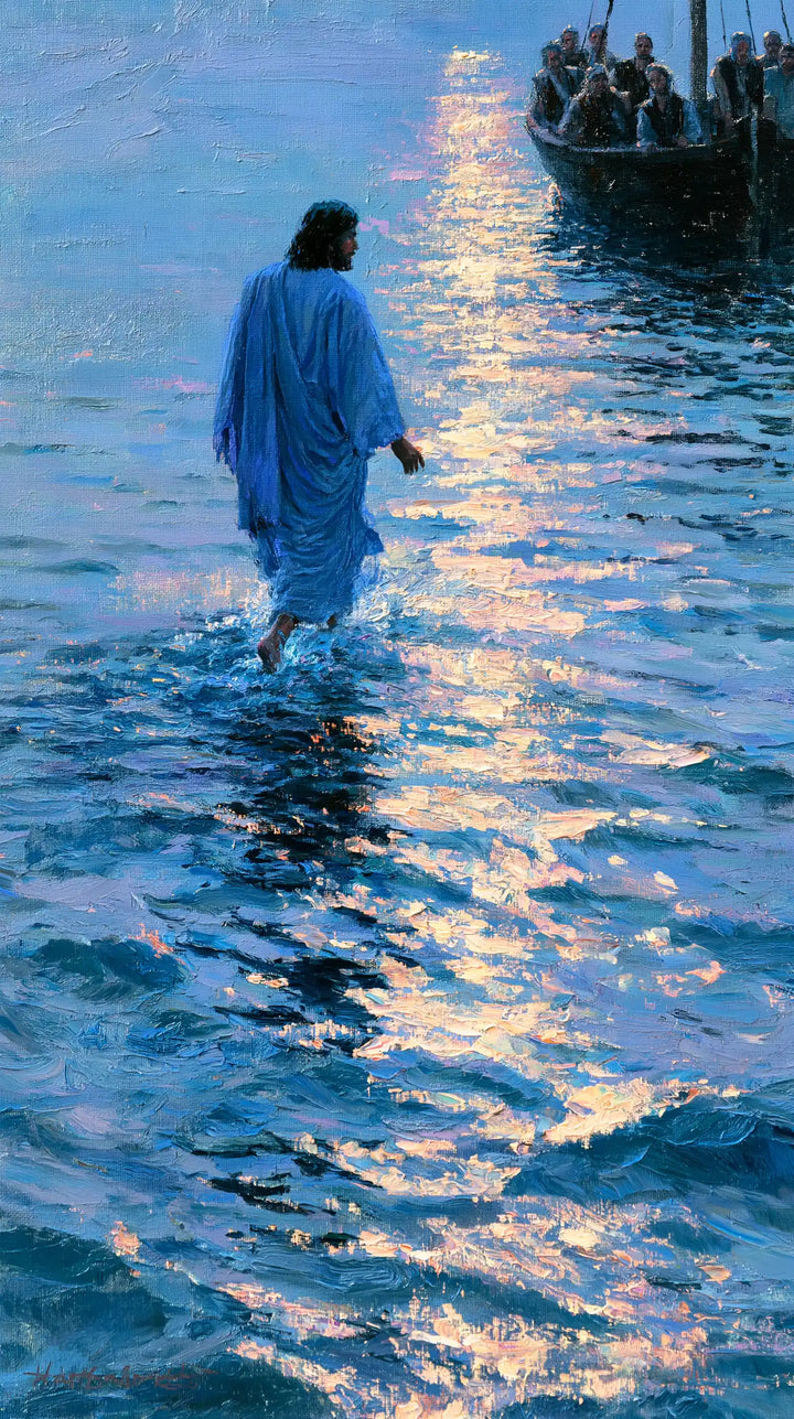 Jesus Walking on Water — Azure beside the Solar Ribbon
