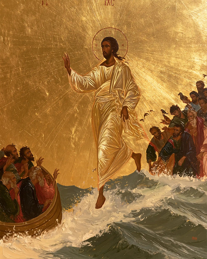 Jesus Walking on Water - Sacred Gold · Portrait n° 21