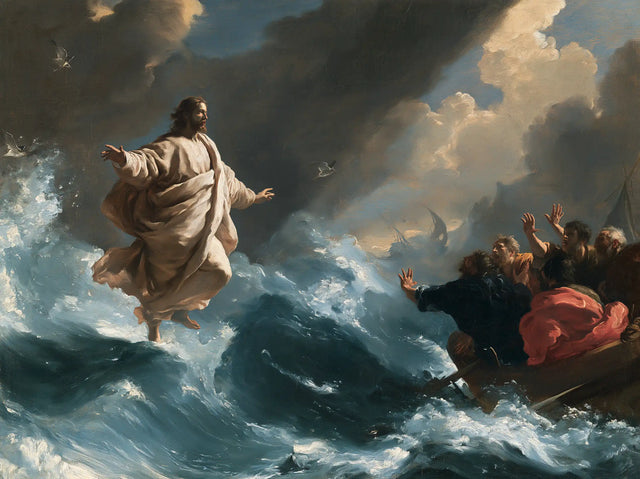 Jesus Walking on Water - Theatrical Baroque · Landscape n° 10