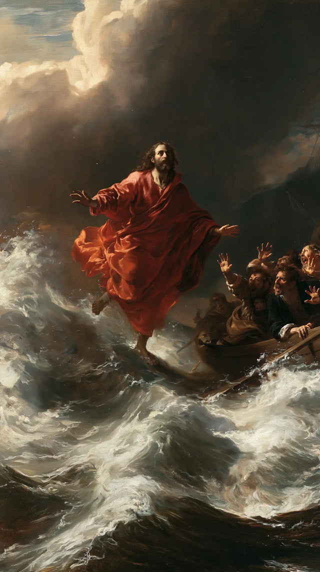 Jesus Walking on Water - Theatrical Baroque · Portrait n° 8