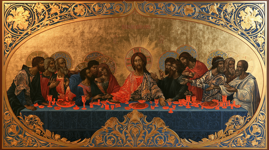 The Last Supper - Sacred Art Nouveau n° 2