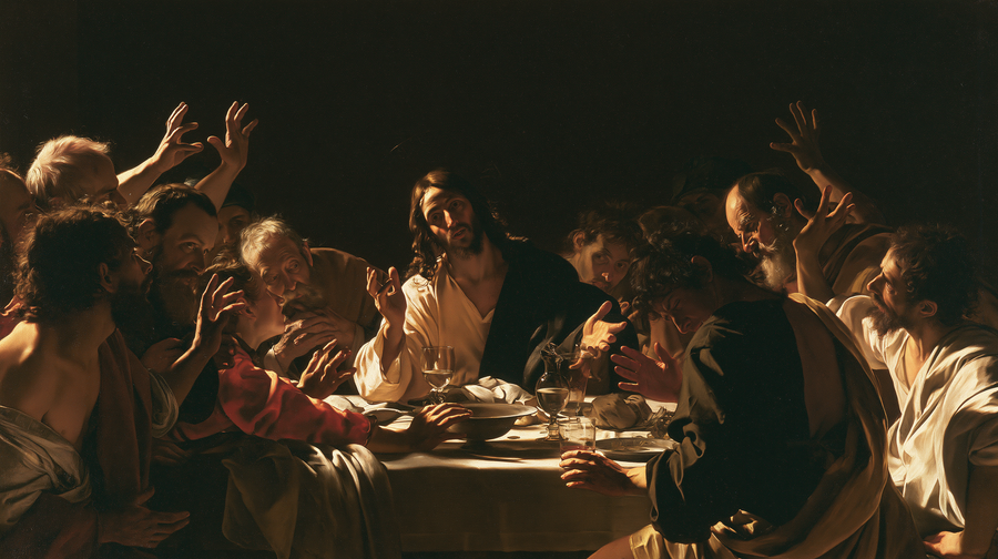 The Last Supper - Caravaggio - tenebrism n° 5