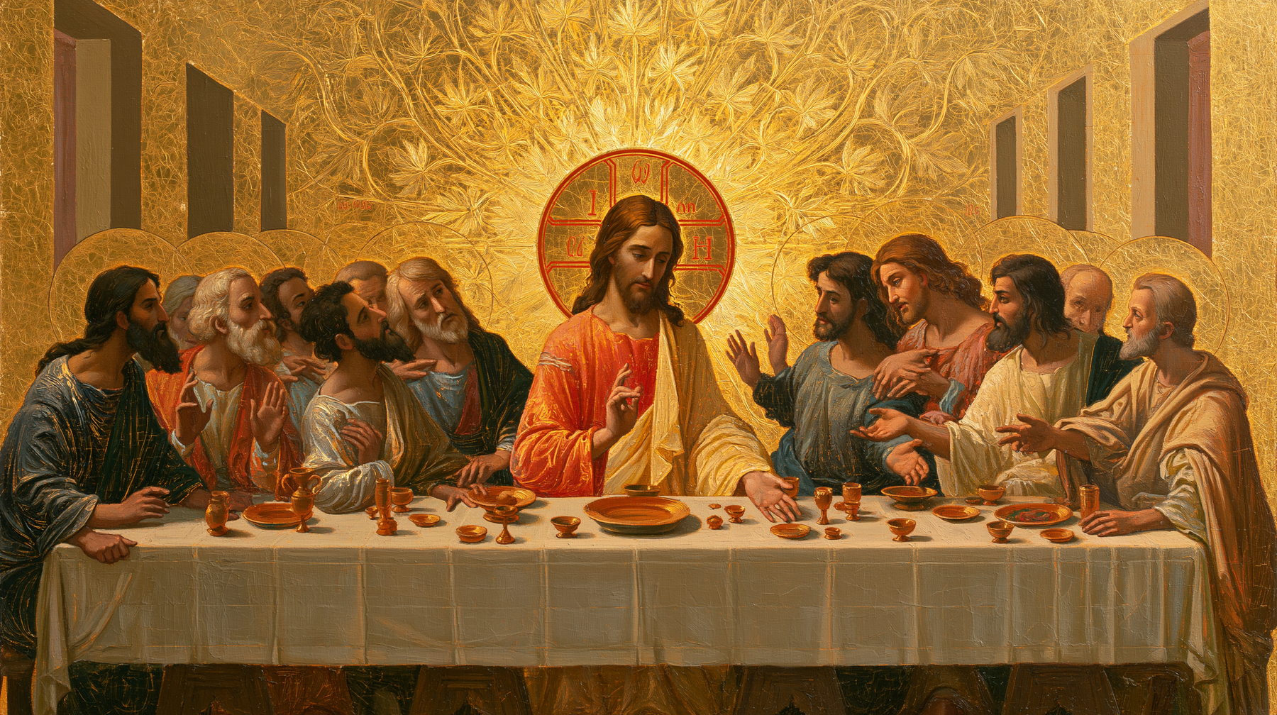 The Last Supper - Sacred Golden n° 7 — aperçu de la finition sélectionnée