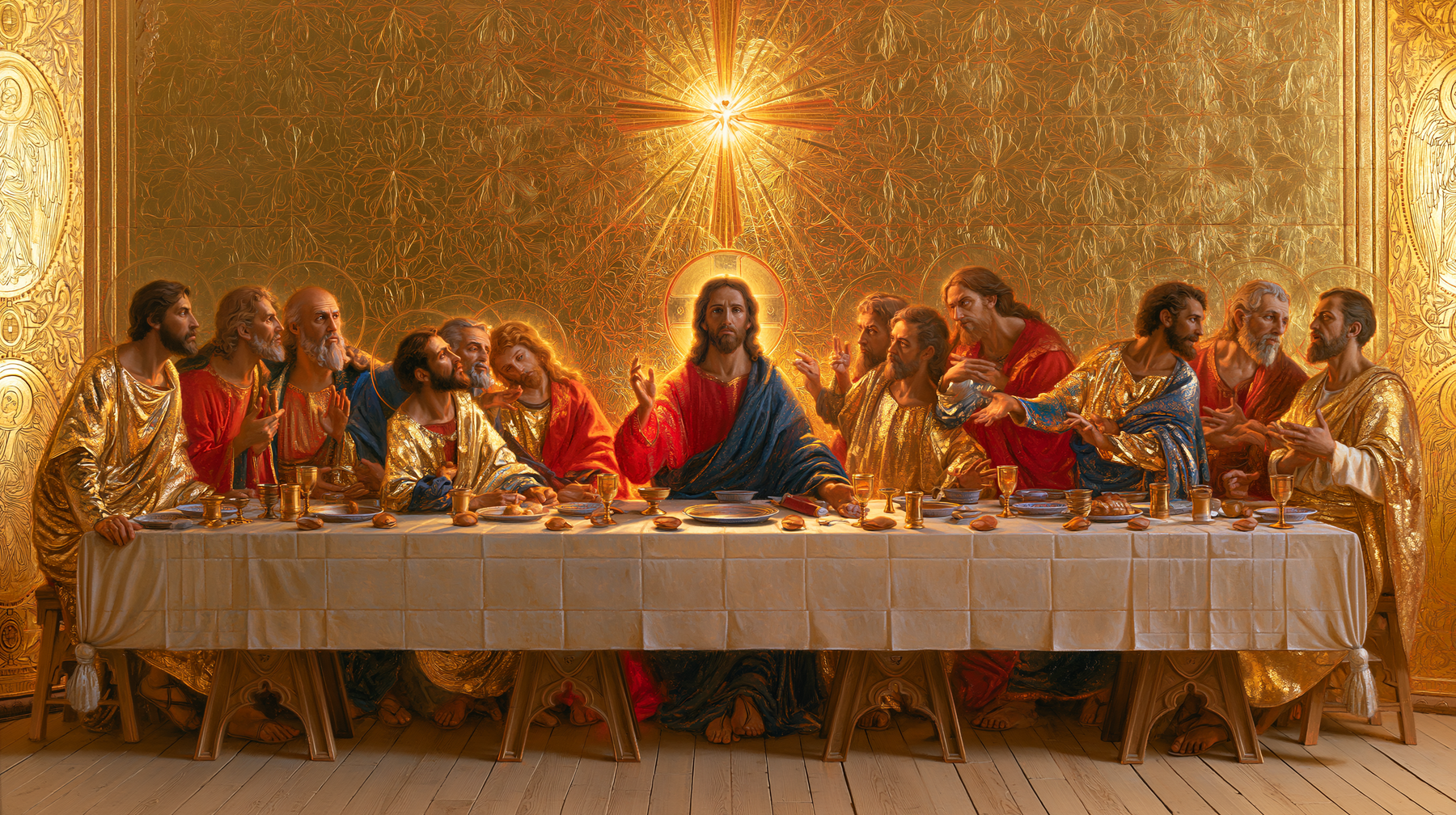 The Last Supper - Sacred Golden n° 14 — aperçu de la finition sélectionnée
