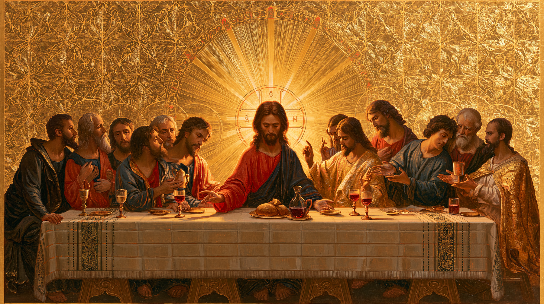 The Last Supper - Sacred Golden n° 15 — aperçu de la finition sélectionnée