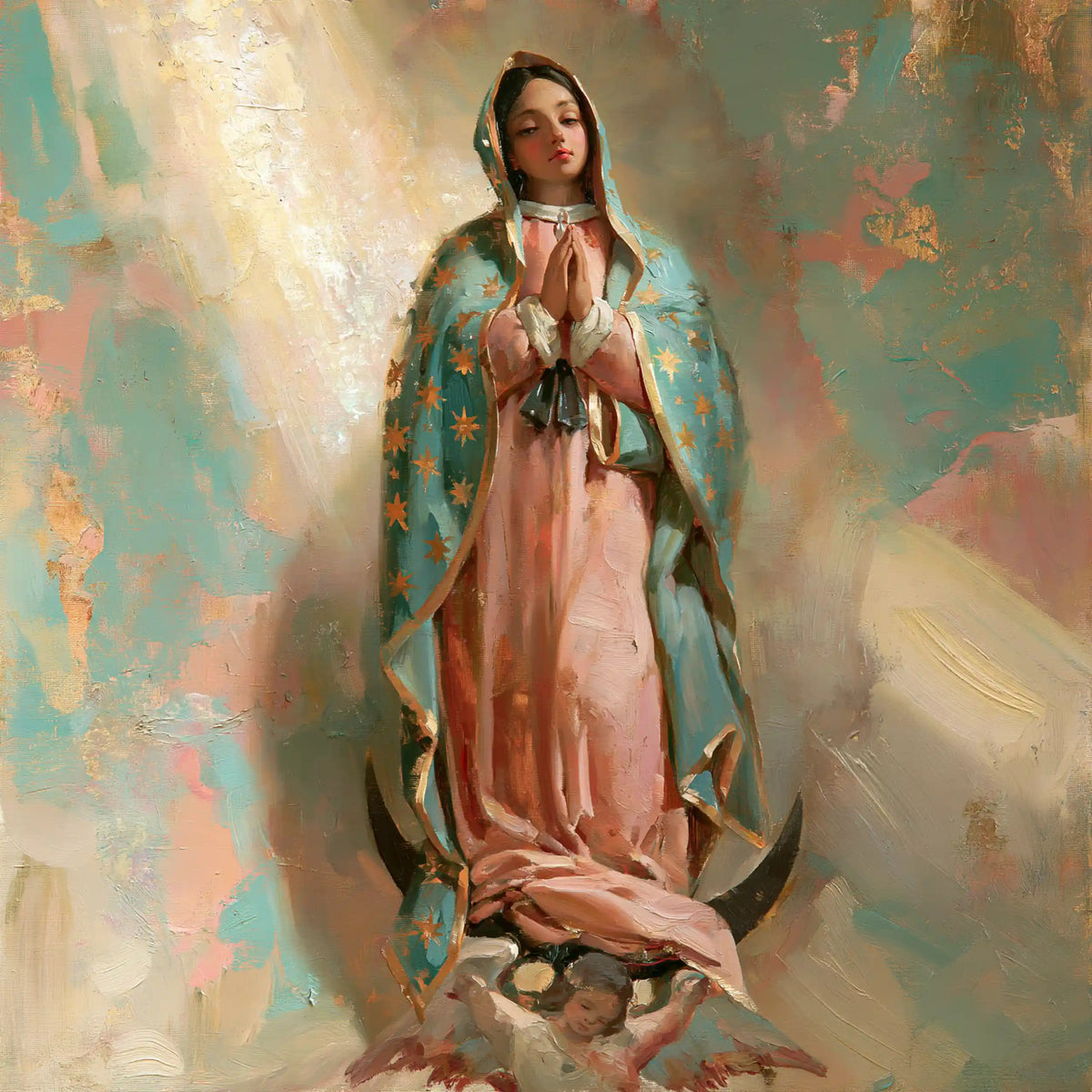 Our Lady of Guadalupe – Impressionist · Square no. 3