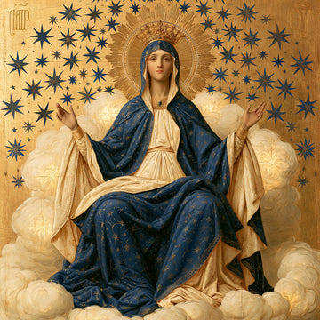 Mary Queen of Heaven - Contemporary Byzantine · Square n° 7