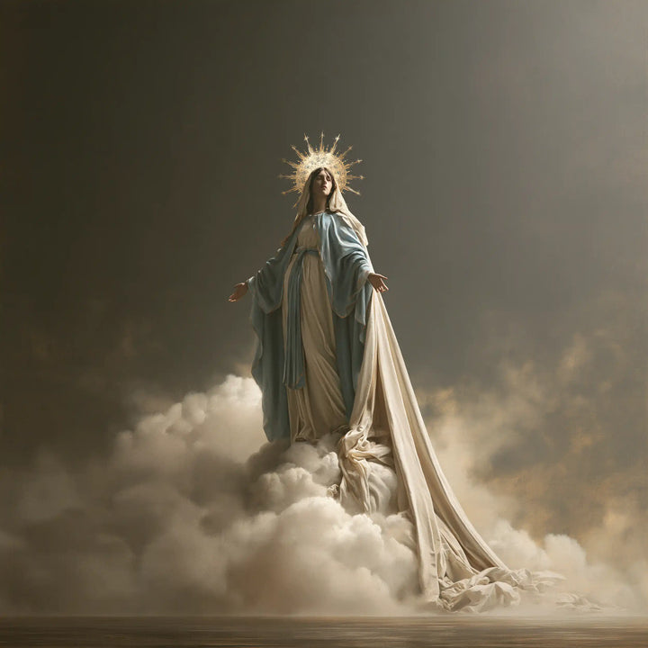 Mary, Queen of Heaven — The Ivory Train on the Shore of Clouds