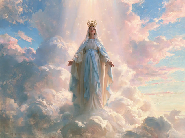 Mary Queen of Heaven - Impressionist · Landscape n° 3
