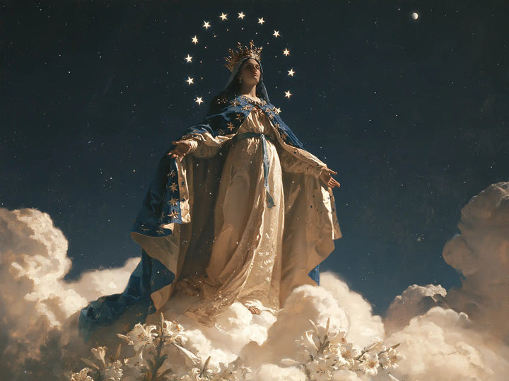 Mary, Queen of Heaven — The Offering in the Nocturnal Garden