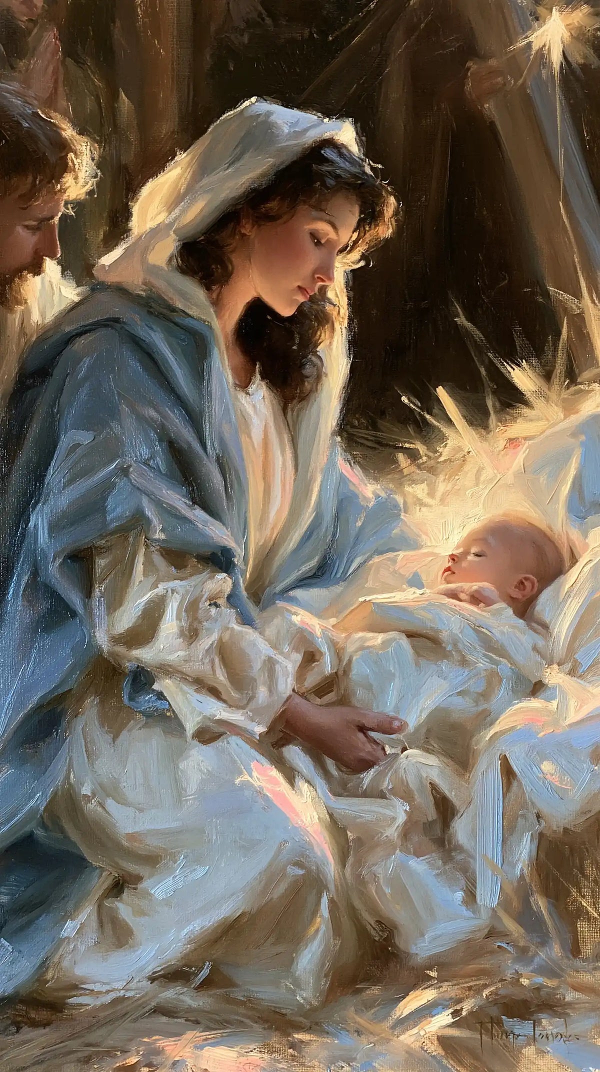The Nativity — Repose in Pearly Arms