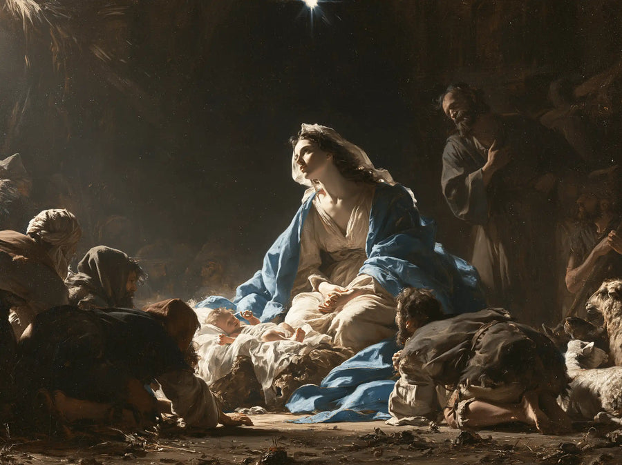 The Nativity - Mary and the Shepherds · Landscape n° 2
