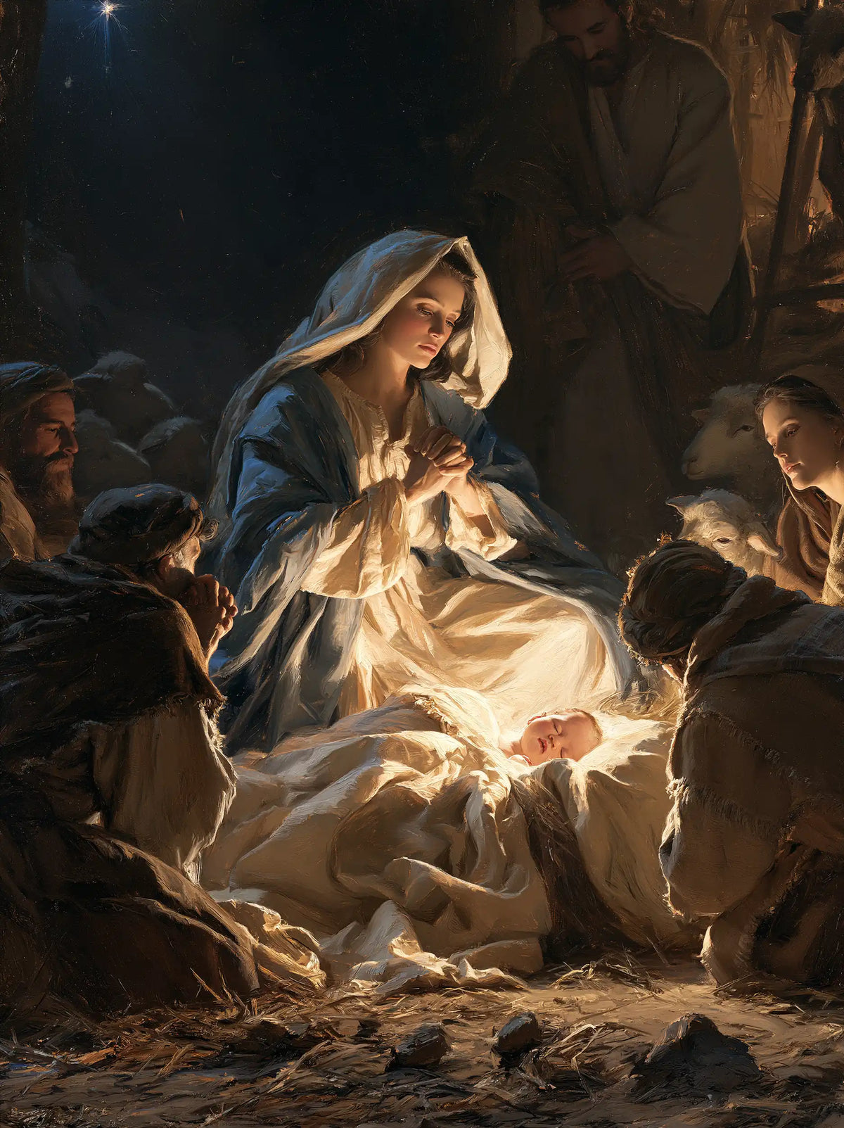 The Nativity — Clasped Hands at the Heart of the Refuge