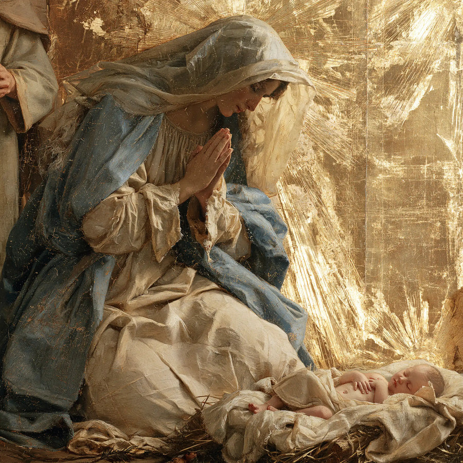 The Nativity - Sacred Gold · Square n° 6