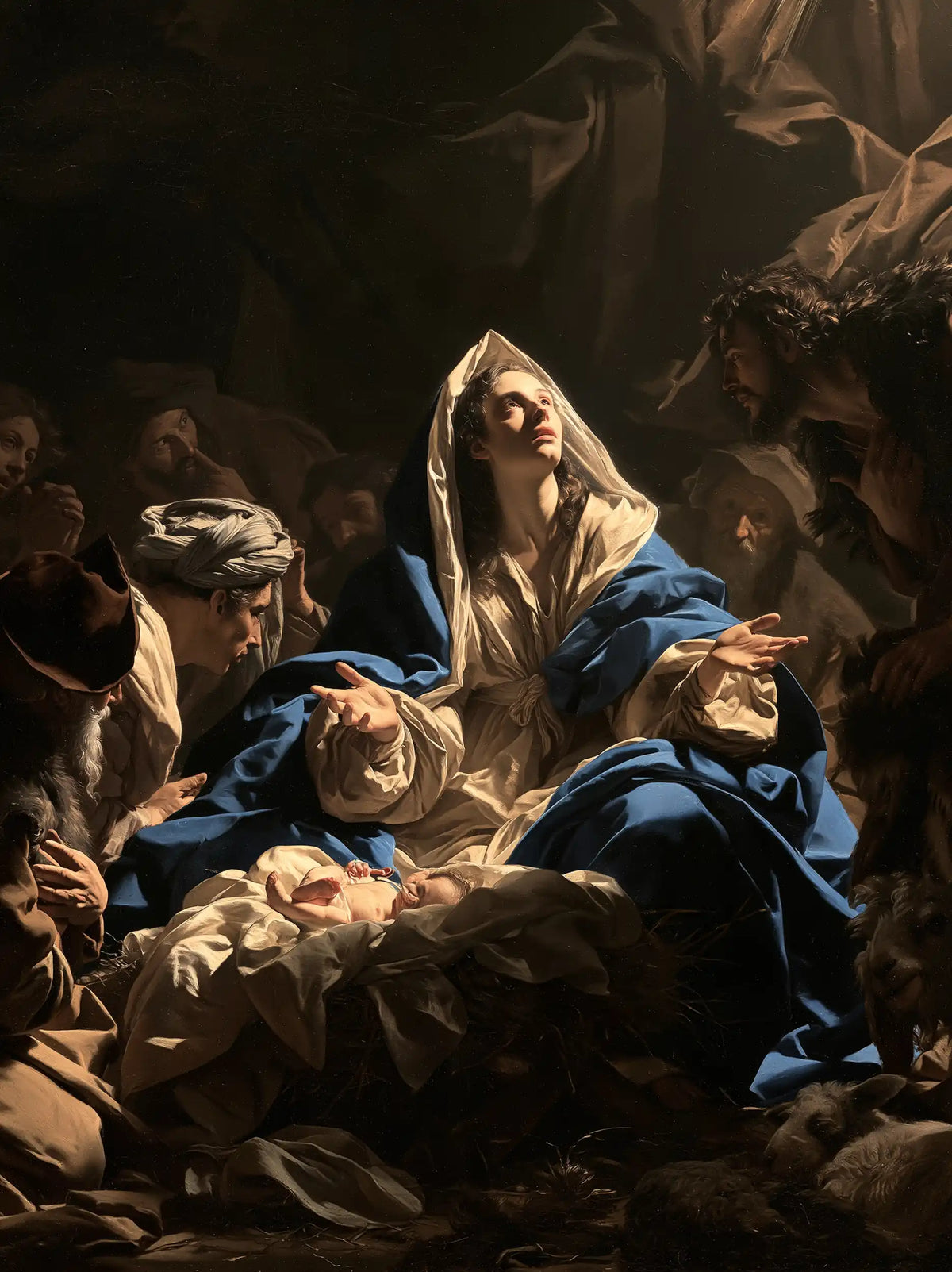 The Nativity — Prayer with Both Palms Offered