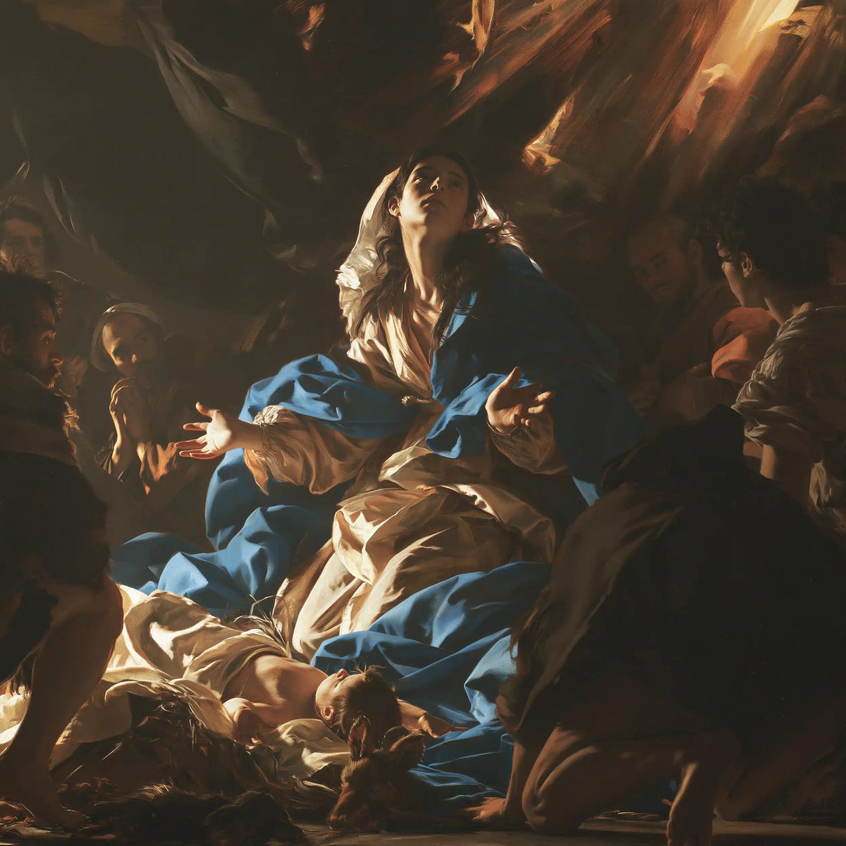 The Nativity — Praise in the Fold of Light