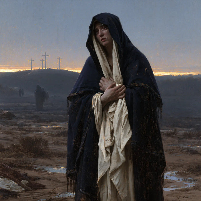 Our Lady of Sorrows — Silence upon the Damp Earth