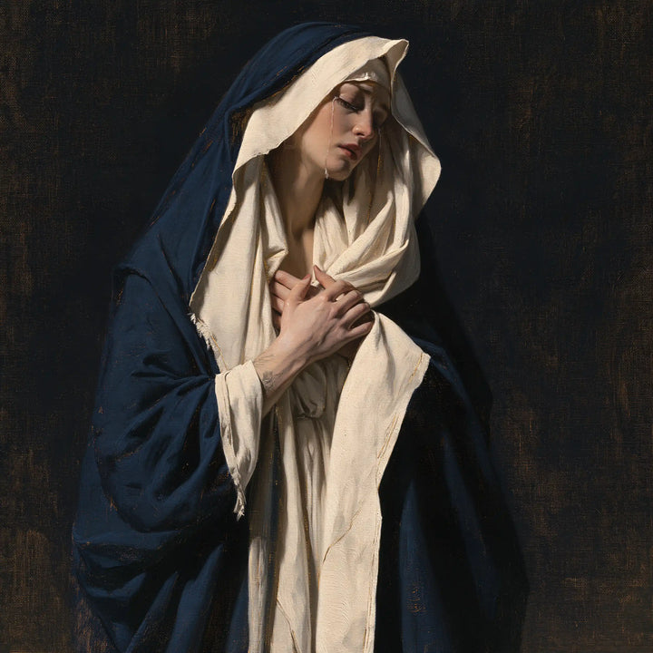 Our Lady of Sorrows — The Sigh within the Veil’s Panels