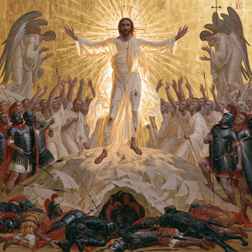 The Resurrection of Jesus Christ - Contemporary Byzantine · Square n° 1