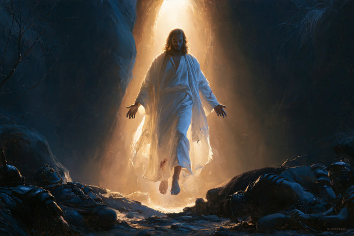 The Resurrection of Jesus Christ — The Amber Ray upon Suspended Feet