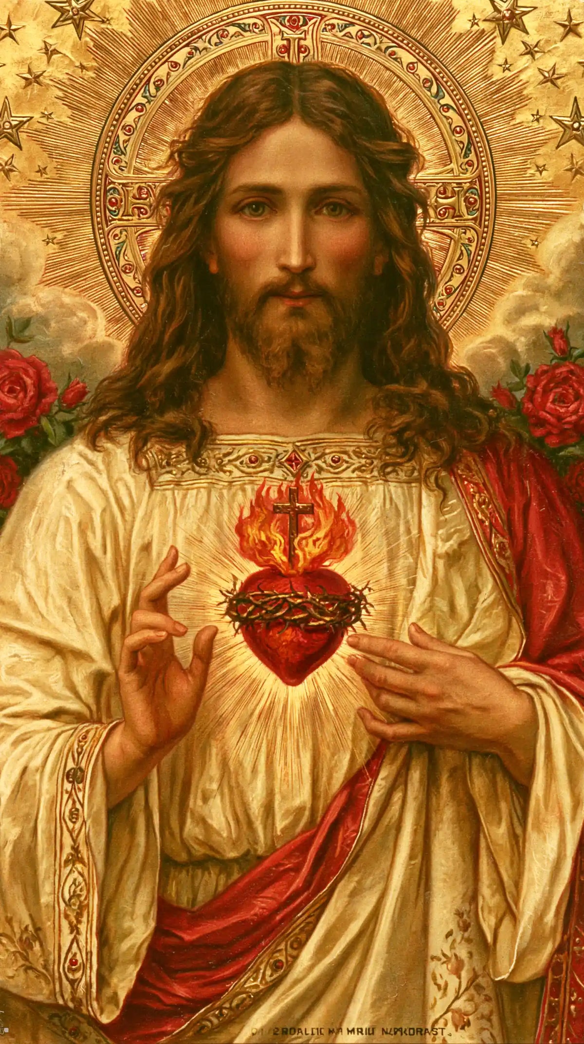 Sacred Heart of Jesus – Symbolist · Portrait no. 4