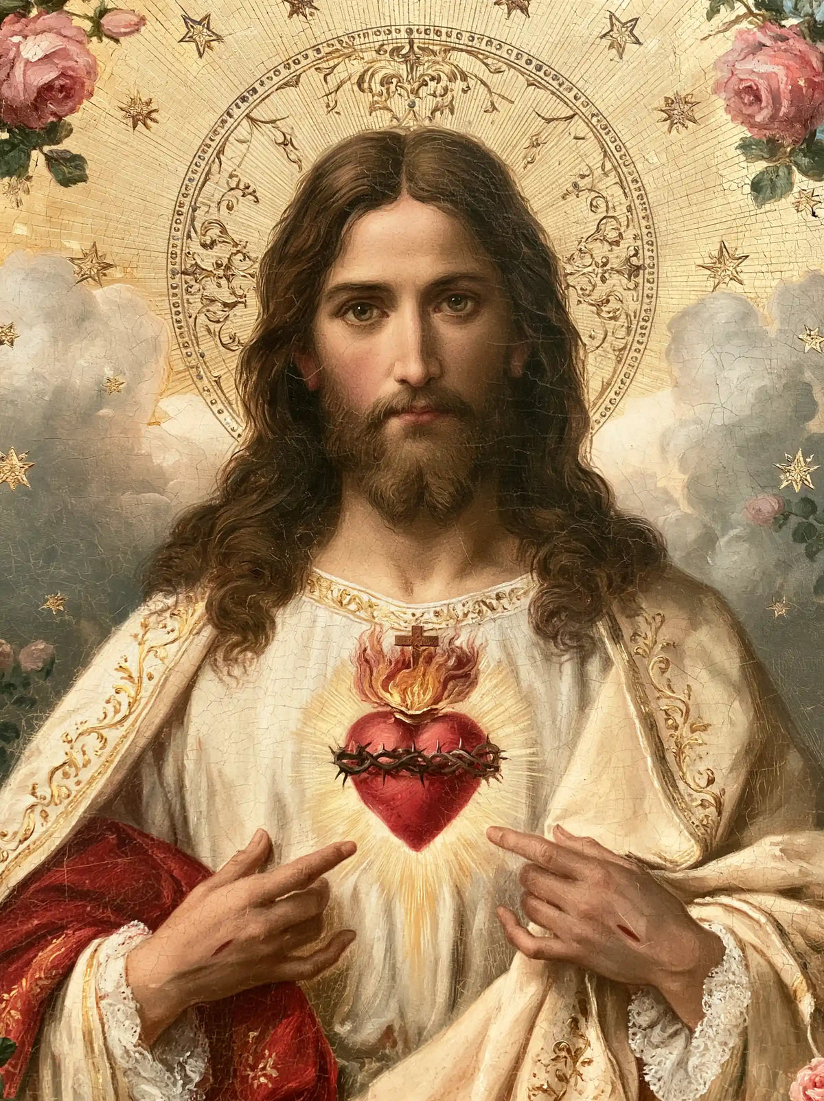Sacred Heart of Jesus – Symbolist · Portrait no. 9
