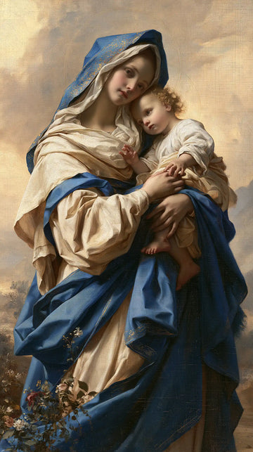 Virgin Mary and Child Jesus - Florentine Renaissance · Portrait n° 19